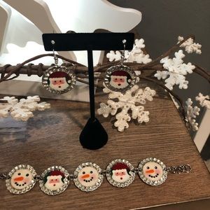 🌲🎅🏻Cute Christmas Bracelet / Earring Set